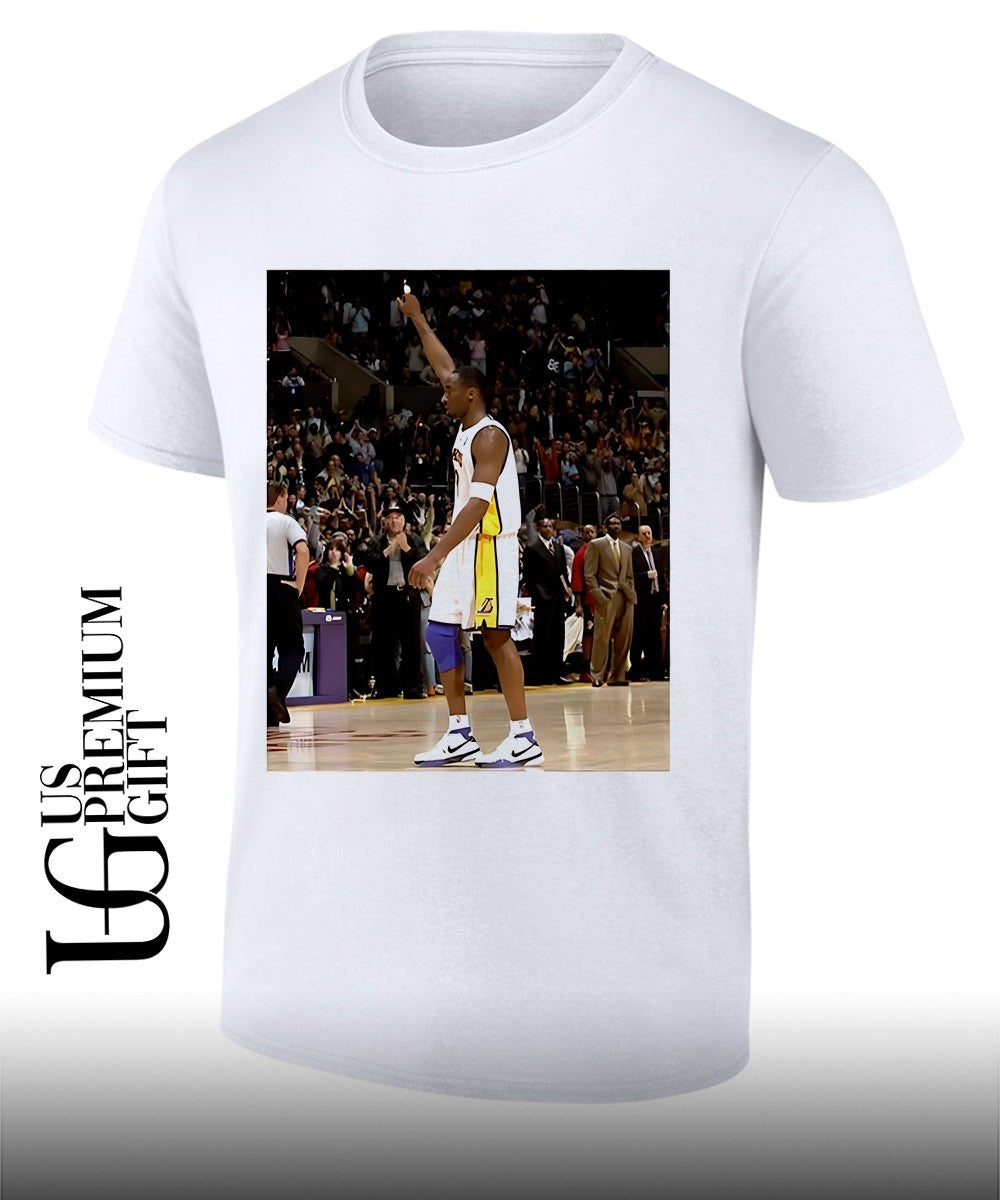 Pau Gasol wearing Kobe Bryant NBA shirt