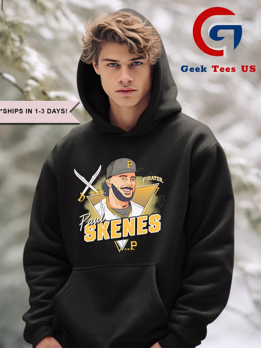 Paul Skenes big head Pittsburgh Pirates baseball player 2025 signature shirt