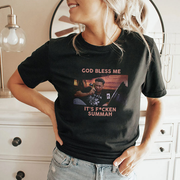 Pauly D God Bless Me It’s Fucken Summah T Shirt