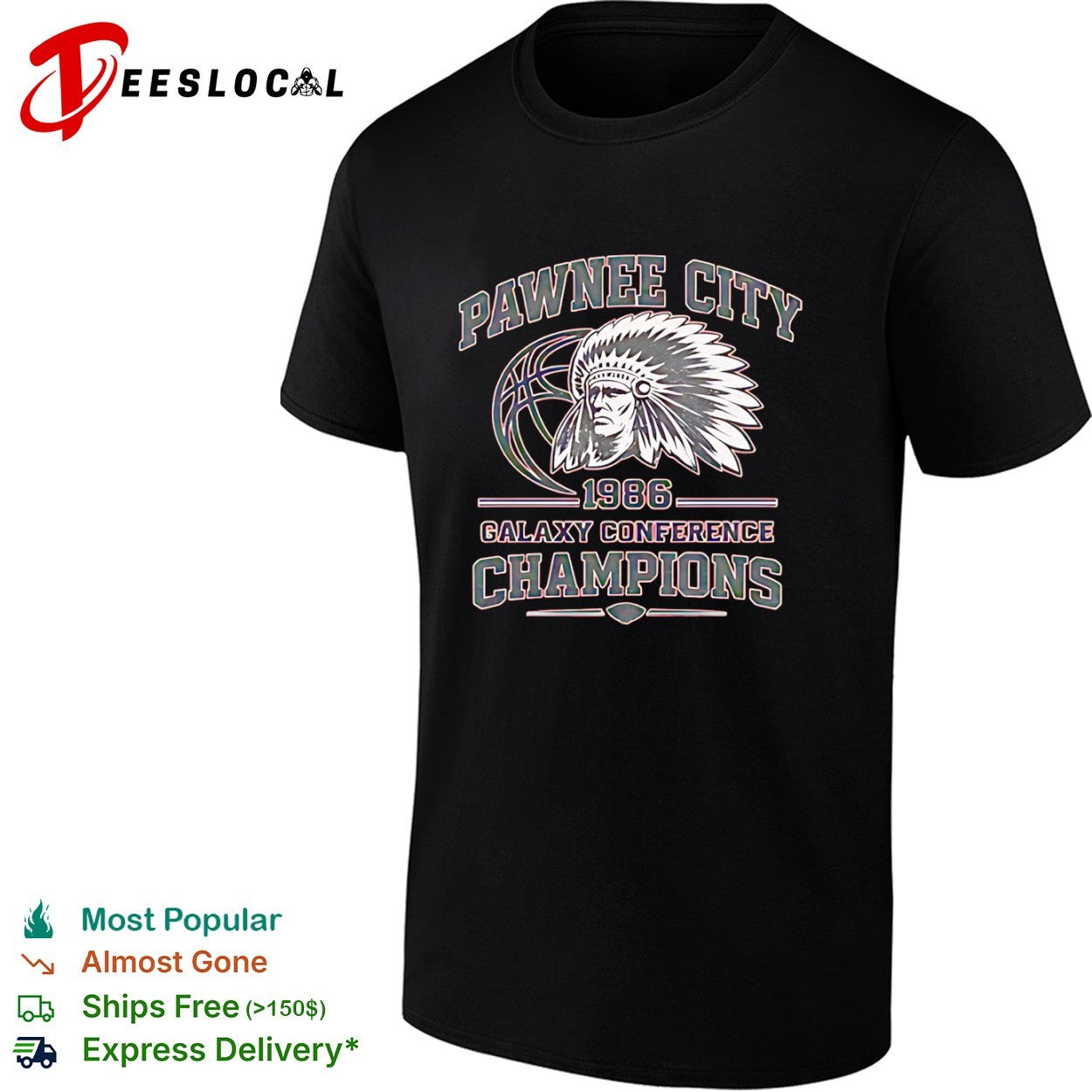 Pawnee City 1986 Galaxy Conference Champions basketball shirt