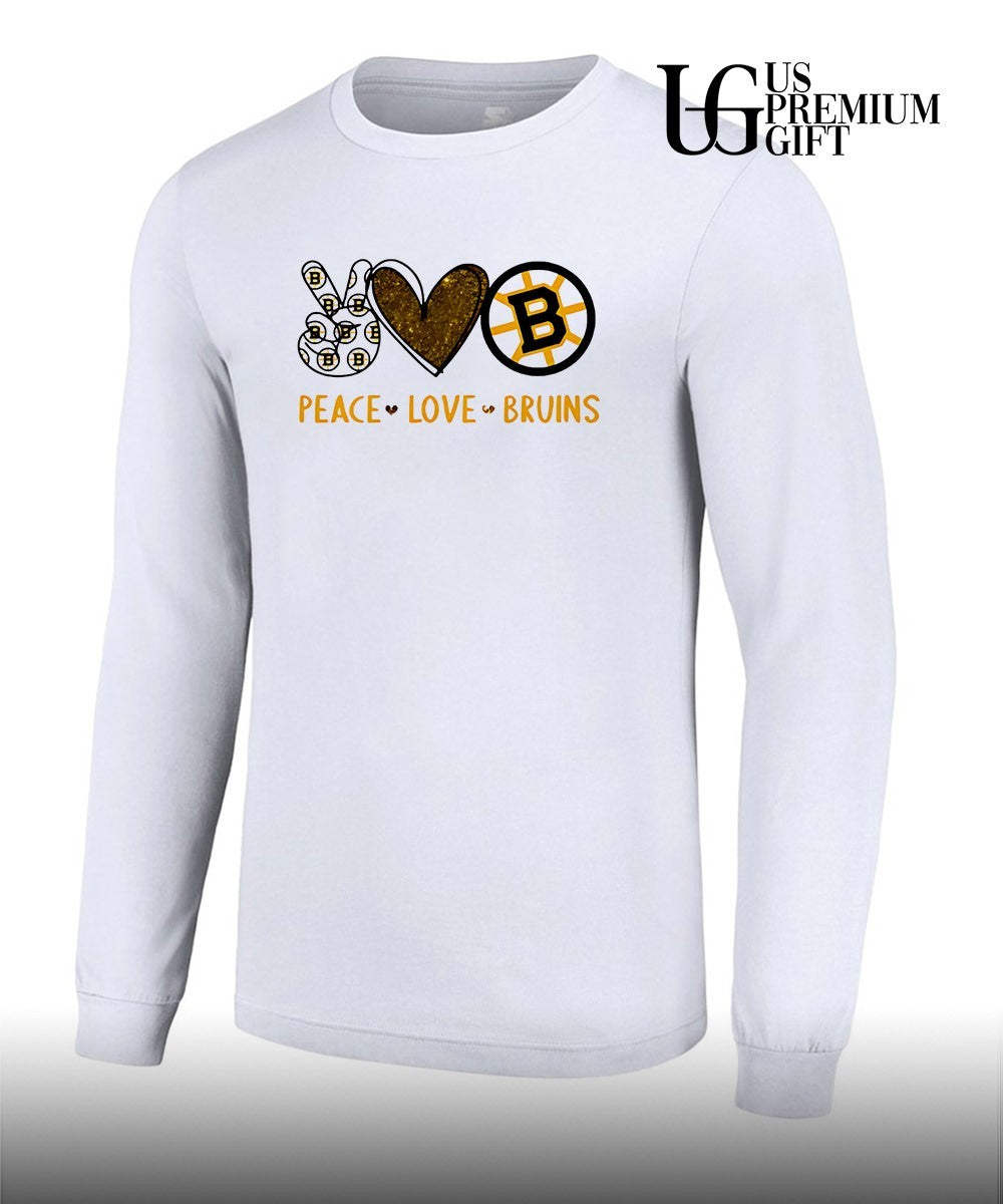 Peace Love Boston Bruins NHL shirt