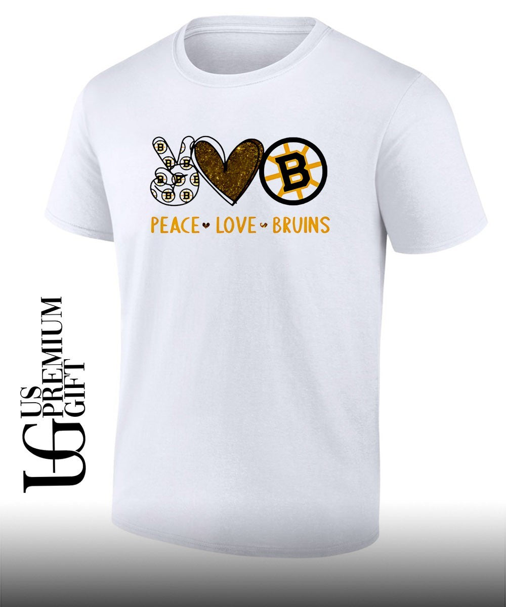 Peace Love Boston Bruins NHL shirt