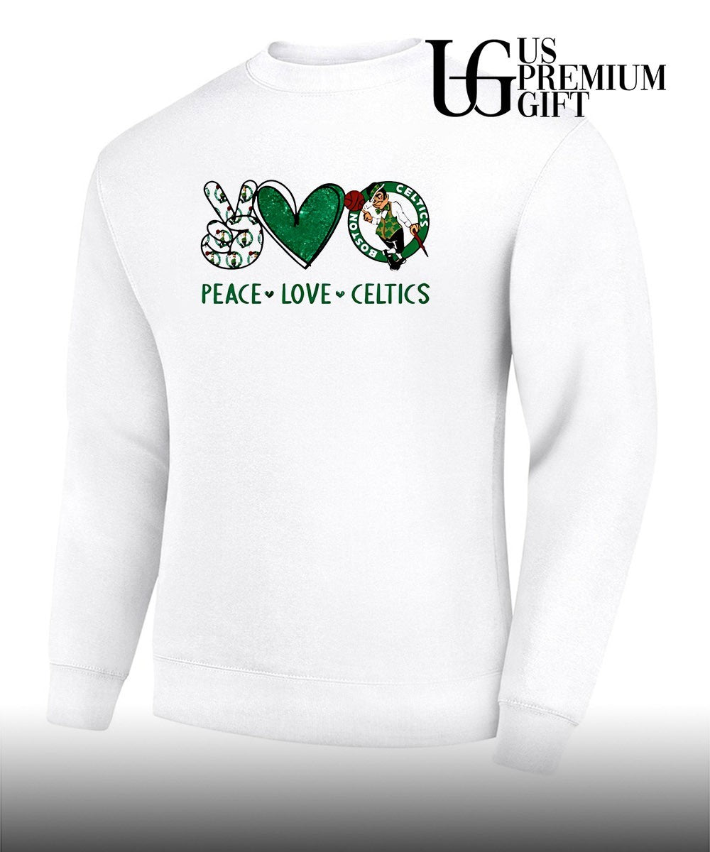 Peace Love Boston Celtics NBA shirt