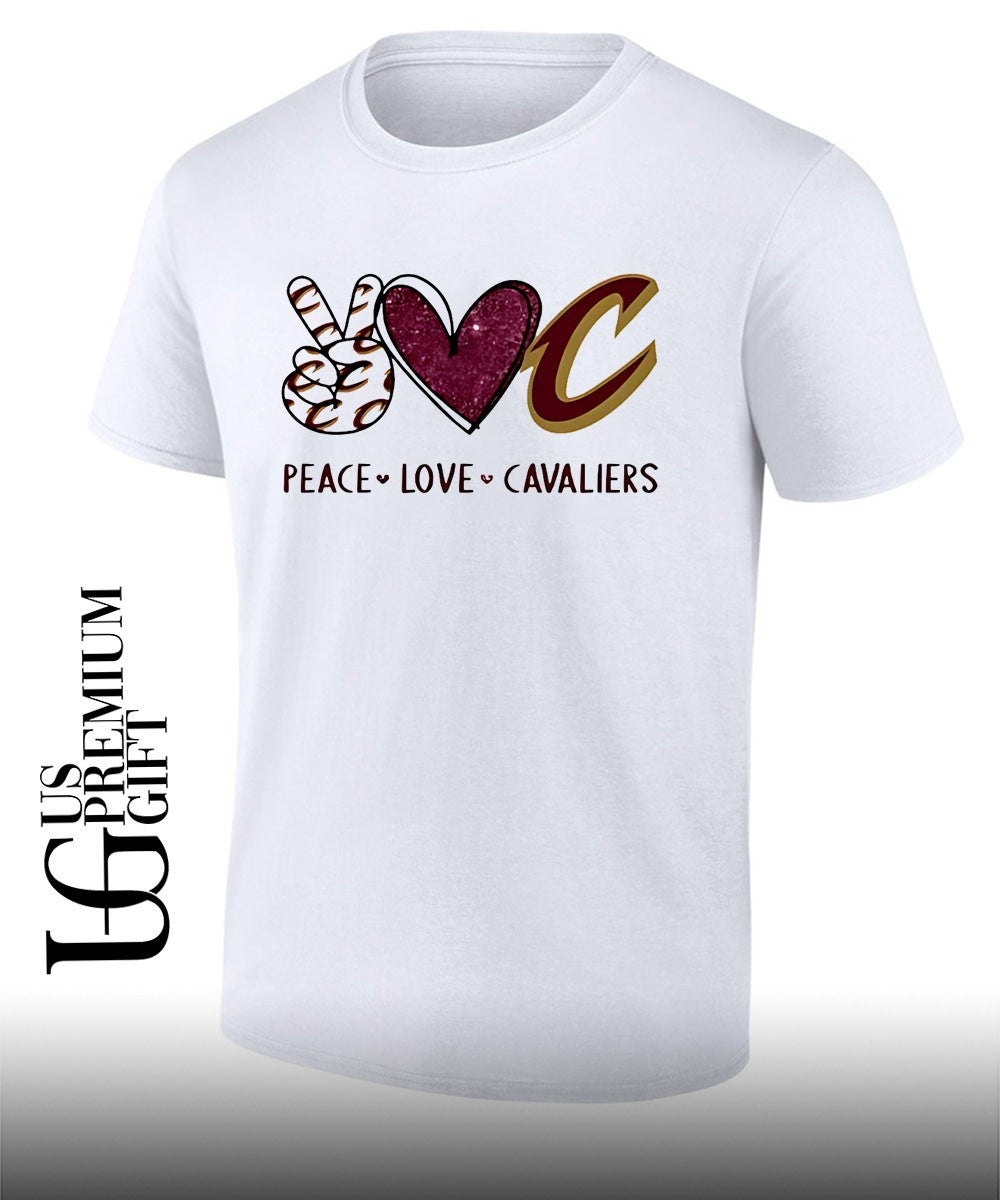 Peace Love Cleveland Cavaliers NBA shirt