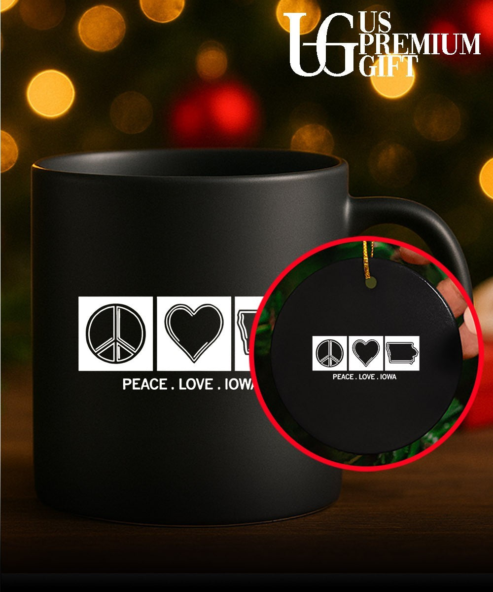Peace Love Iowa shirt