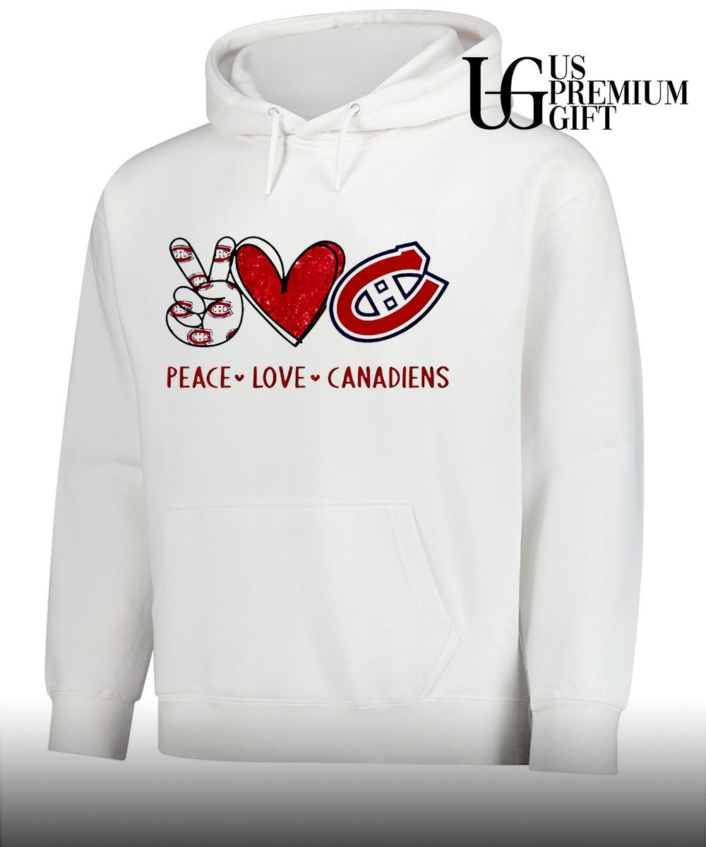 Peace Love Montreal Canadiens NHL shirt