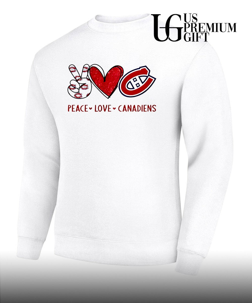 Peace Love Montreal Canadiens NHL shirt