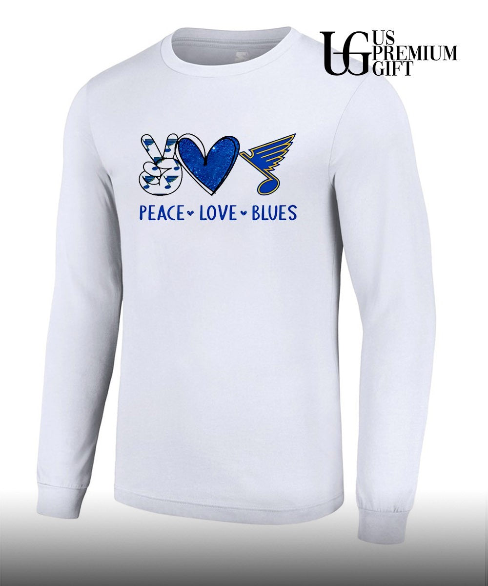 Peace Love St. Louis Blues NHL shirt