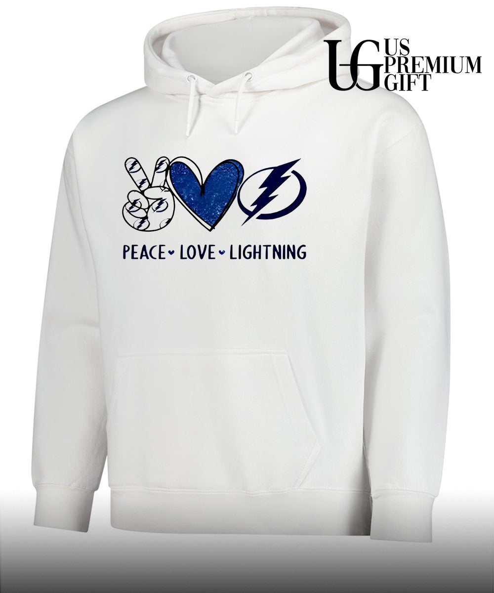 Peace Love Tampa Bay Lightning NHL shirt