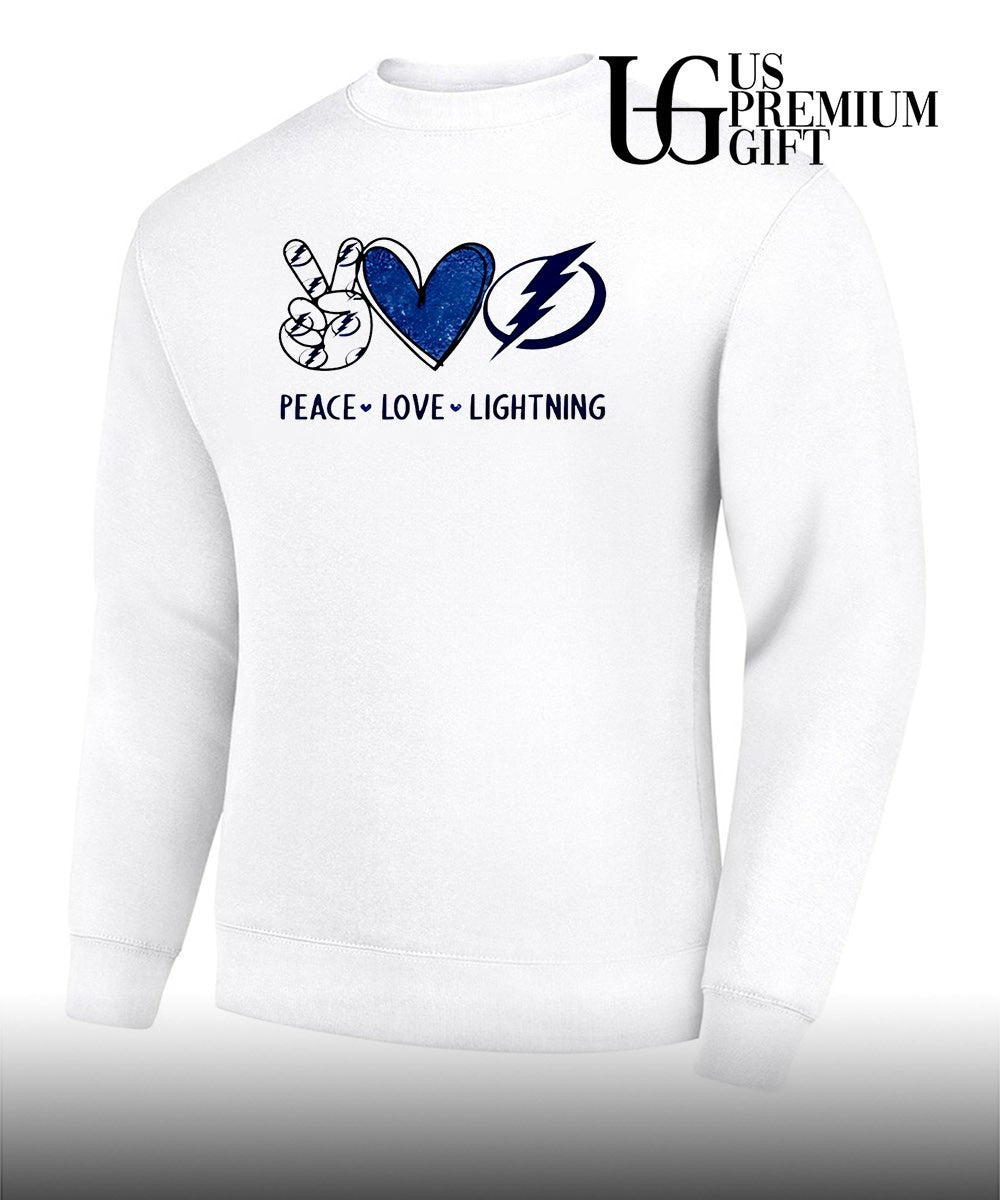 Peace Love Tampa Bay Lightning NHL shirt
