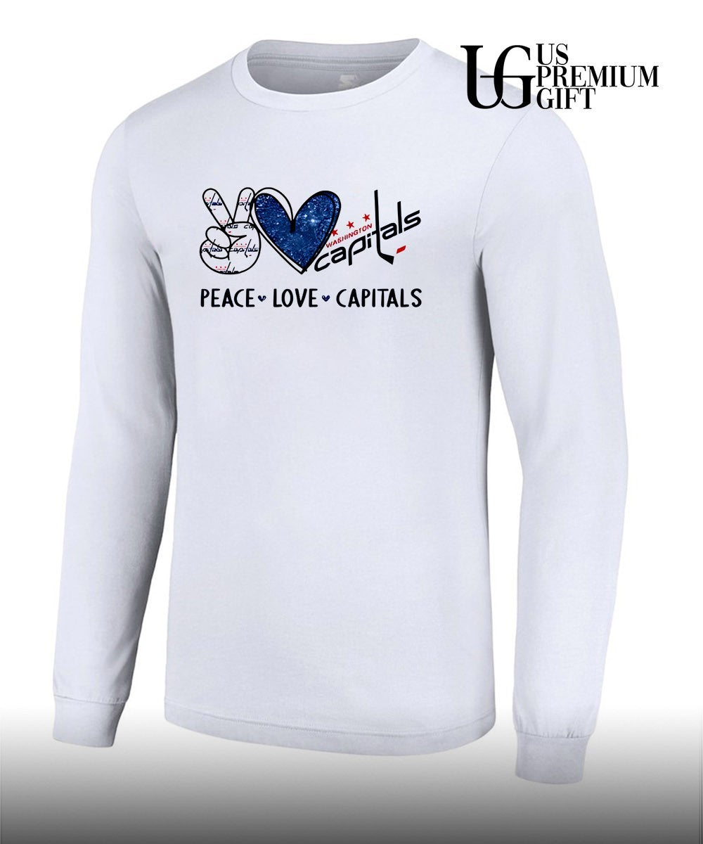 Peace Love Washington Capitals NHL shirt