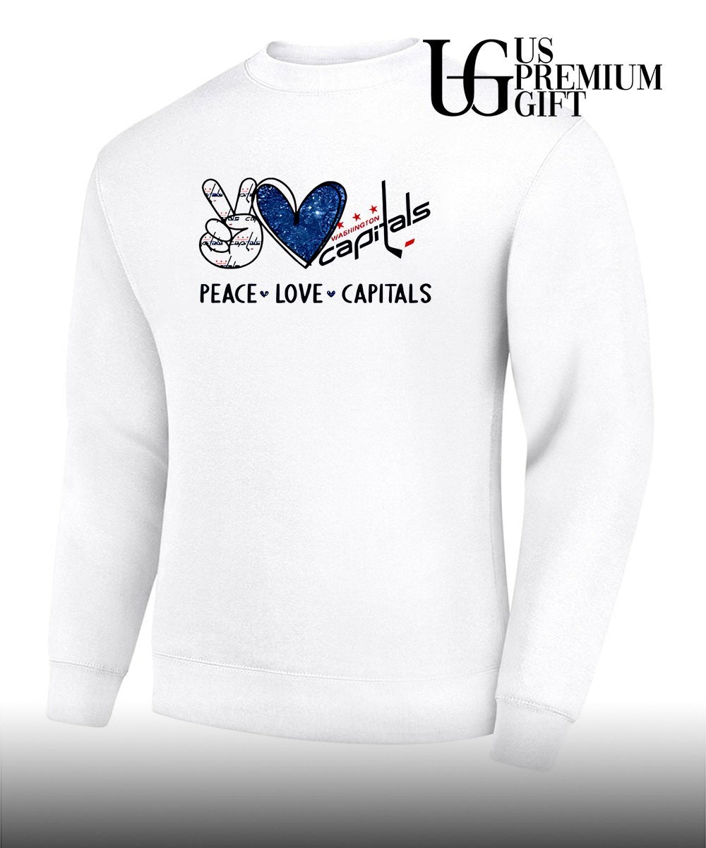 Peace Love Washington Capitals NHL shirt
