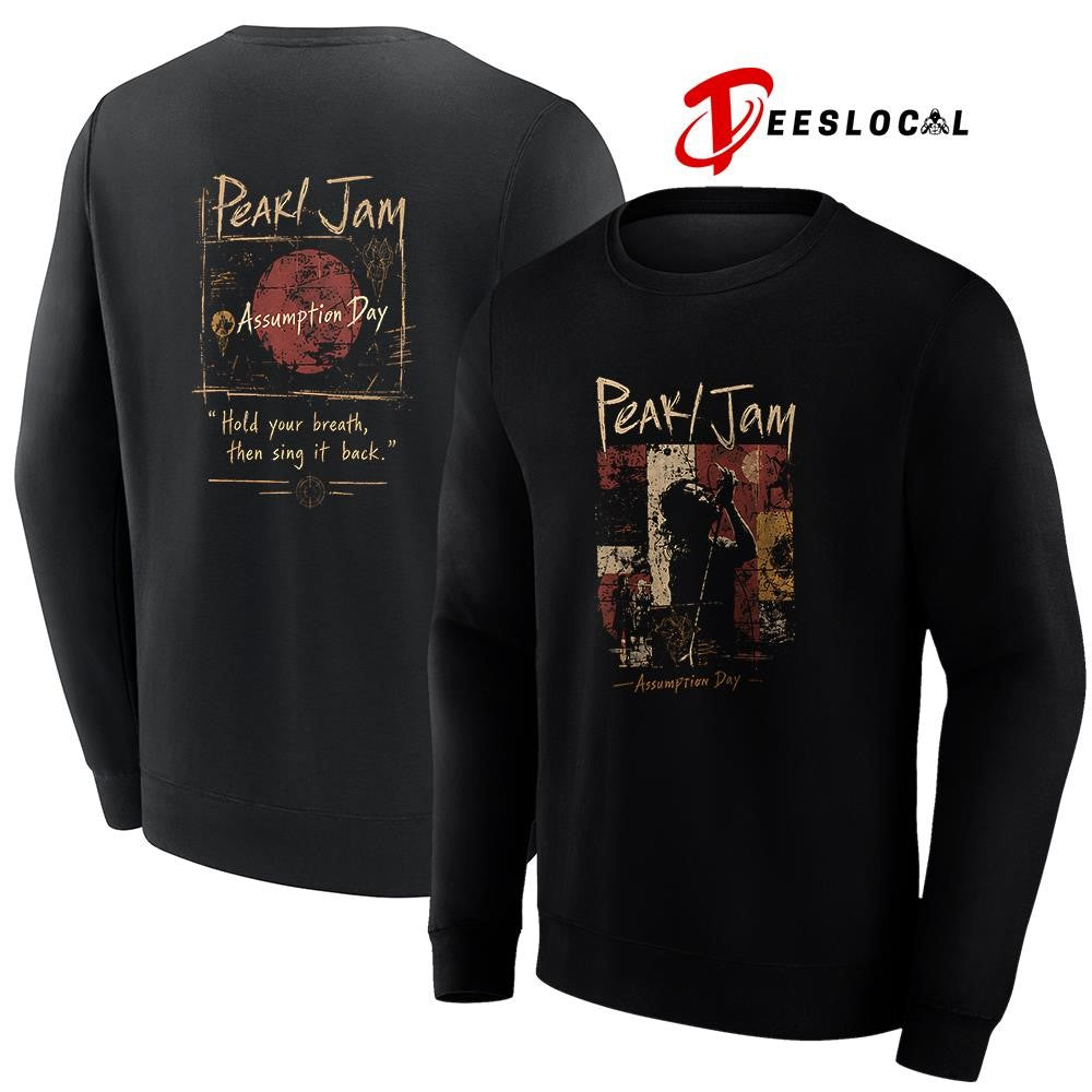 Peak Jam Assumption Day hold your breath then sing it back shirt