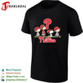 Peanuts Characters Philadelphia Phillies Baseball Team shirt