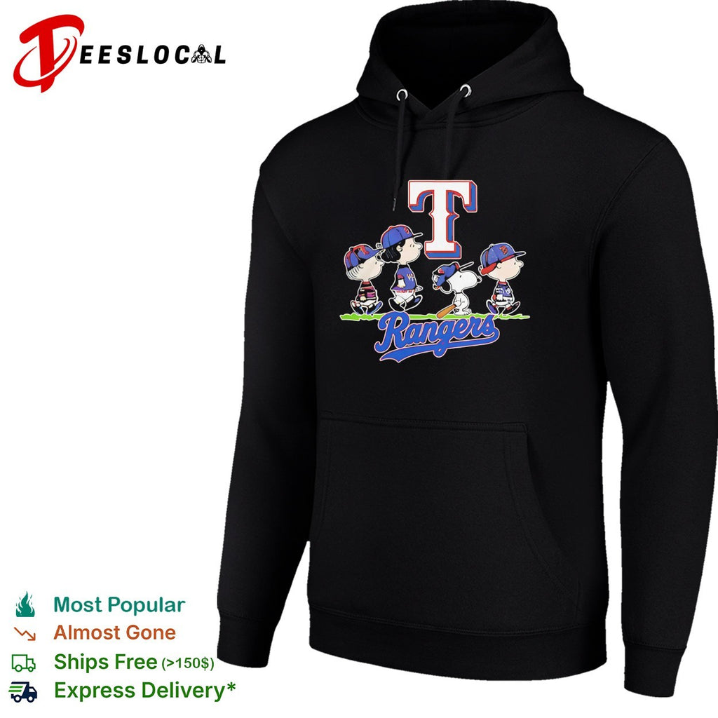 Peanuts Characters Texas Rangers Baseball Team shirt