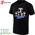 Peanuts Characters Texas Rangers Baseball Team shirt