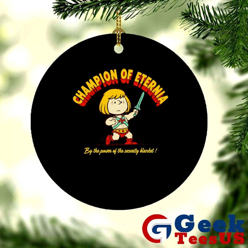 Peanuts He-Man Champion Of Eternia by the power of the security blanket shirt