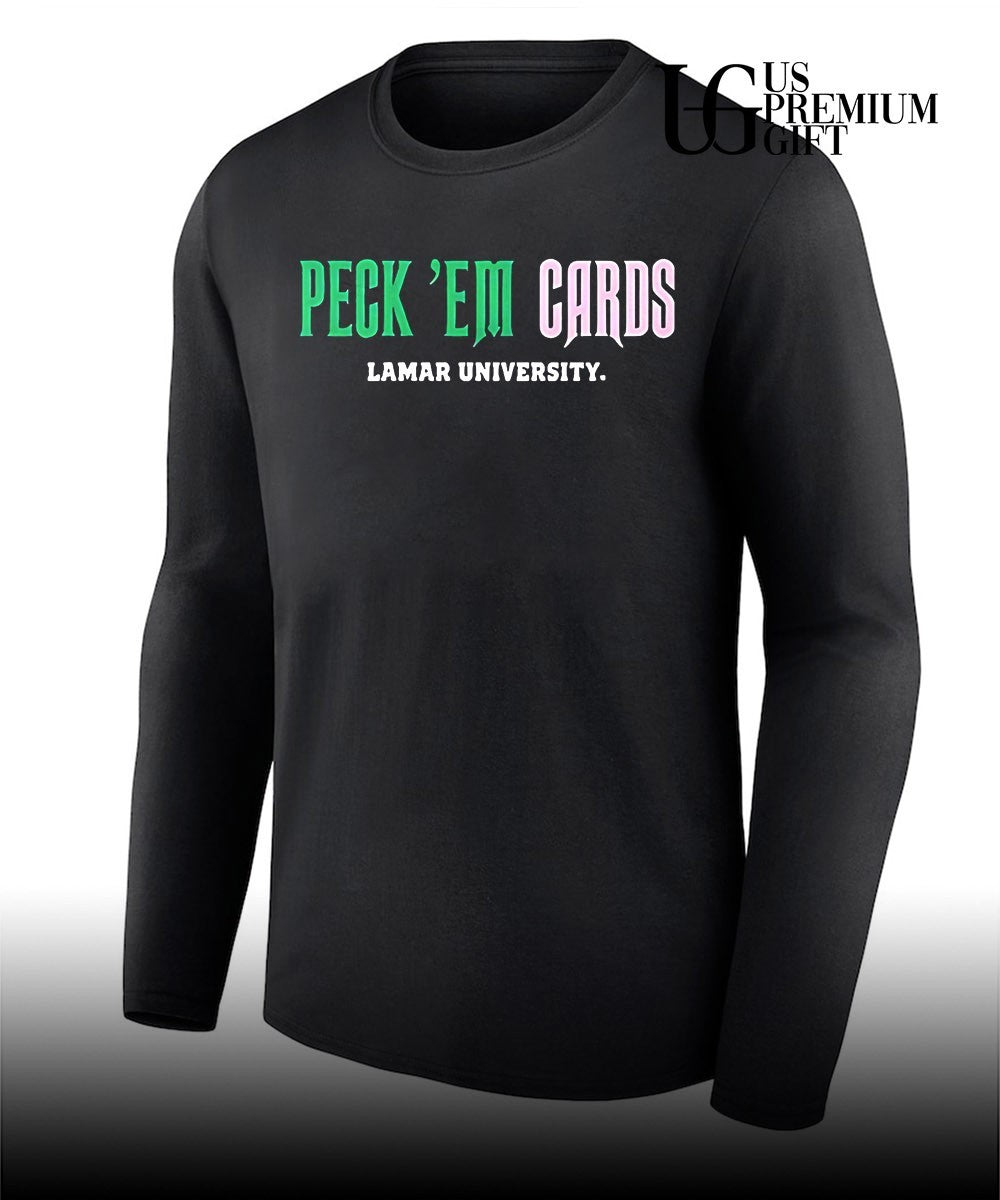 Peck ’em Cards Lamar University shirt