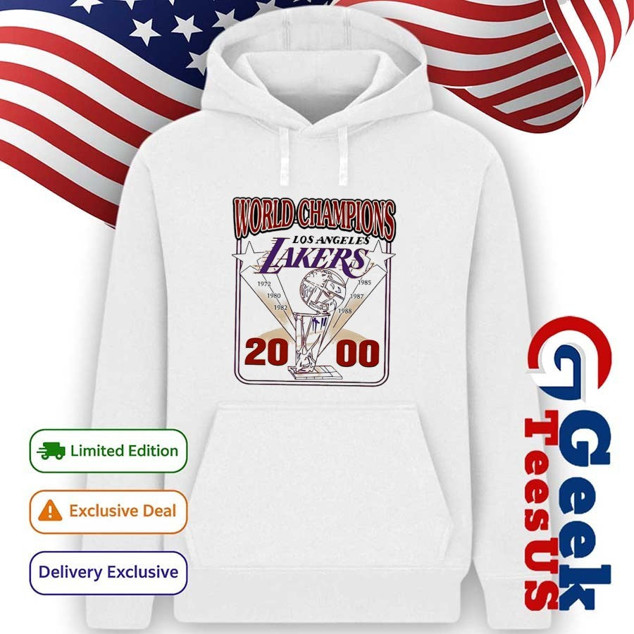 Pedro Pascal World Champions Lakers 2000 shirt