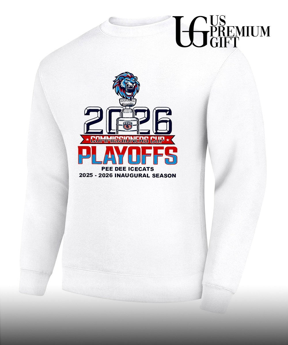 Pee Dee IceCats 2025-2026 Inaugural Season Commissioners Cup Playoffs shirt