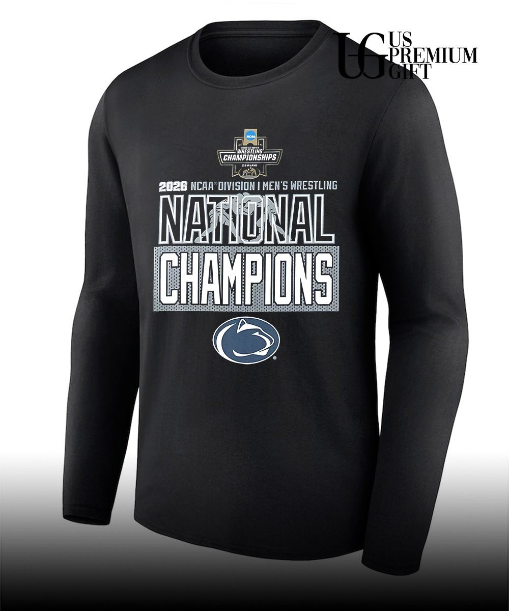 Penn State Nittany Lions 2026 NCAA Men’s Wrestling National Champions shirt