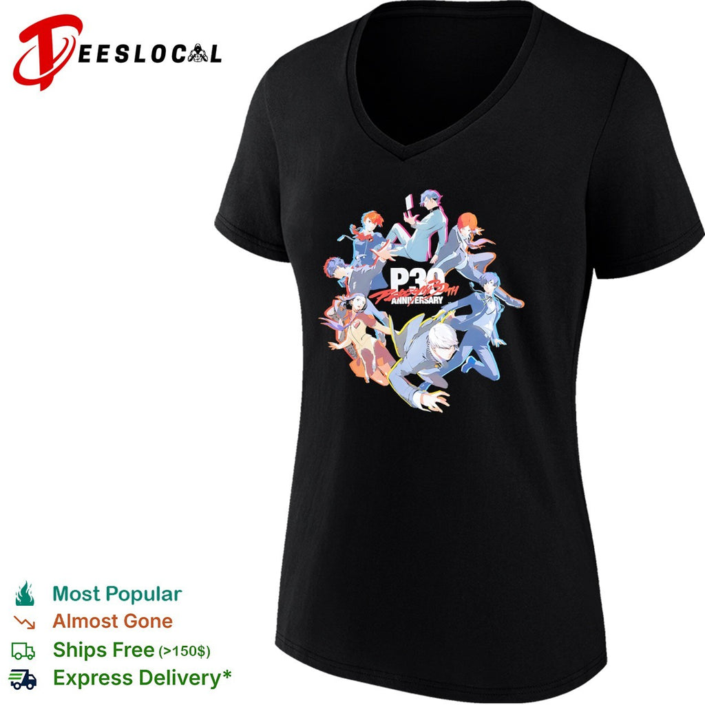 Persona 30th Anniversary Atlus JRPG shirt