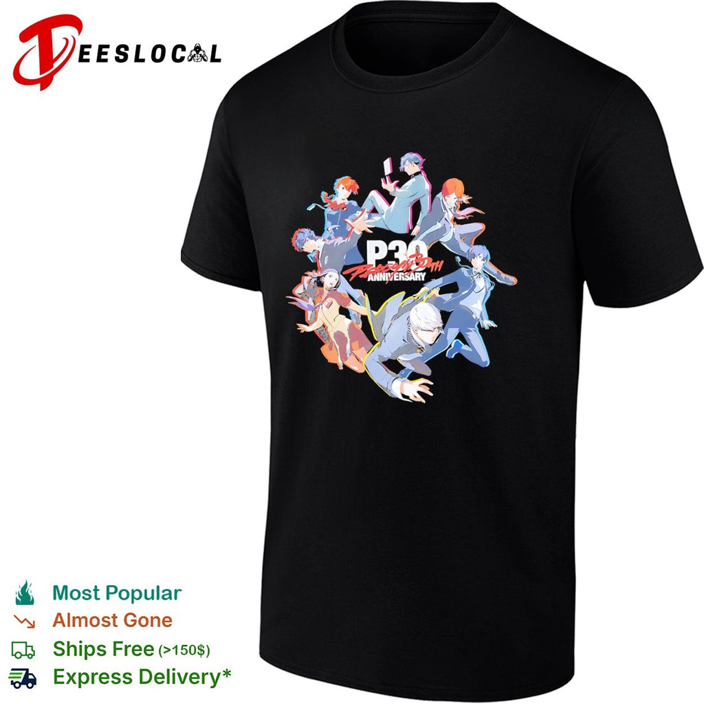Persona 30th Anniversary Atlus JRPG shirt