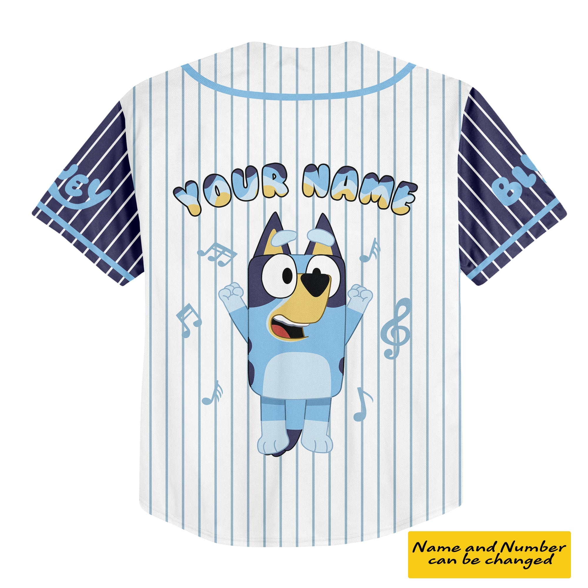 Personalized Bluey Kid Baseball Jersey