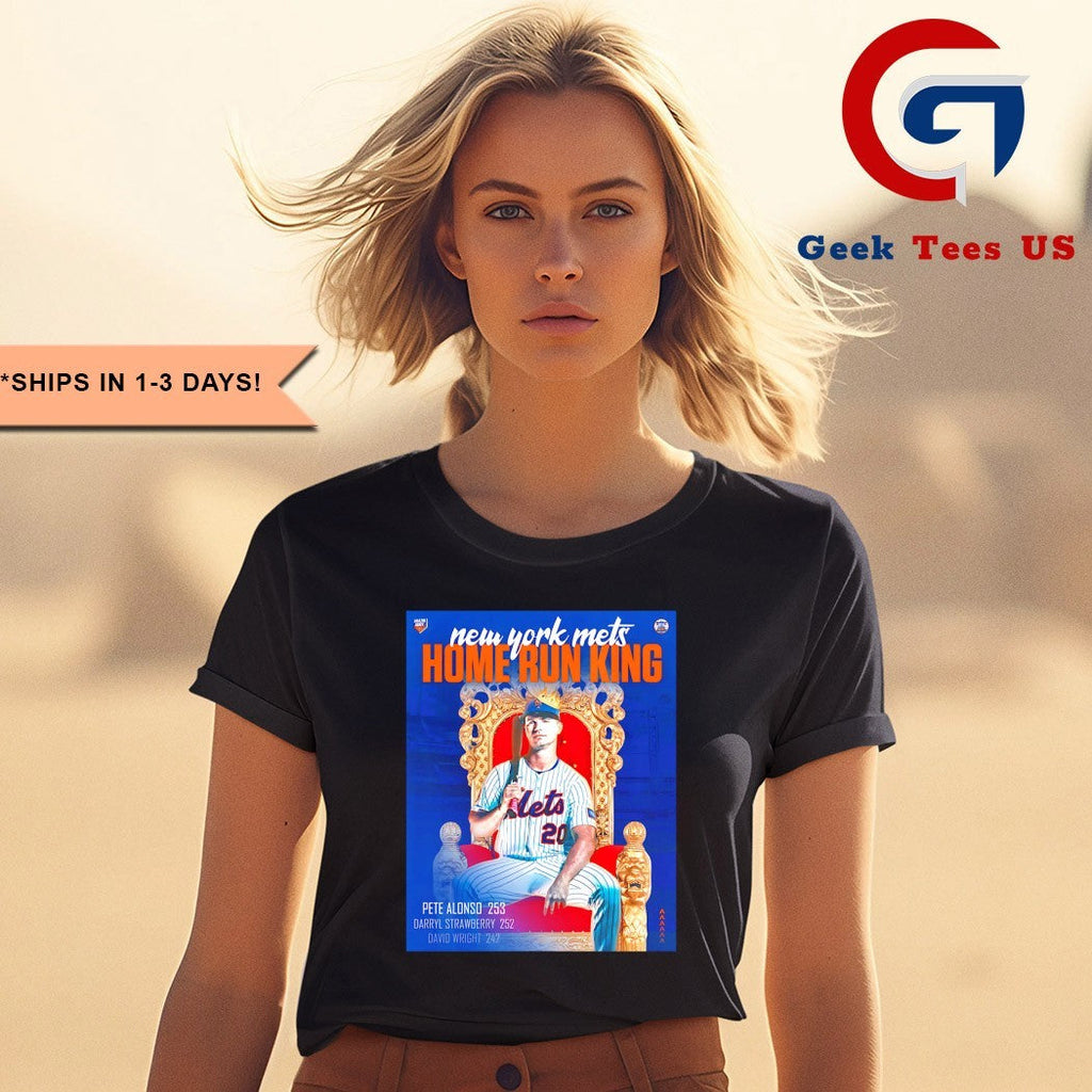 Pete Alonso 253 New York Mets Home Run King poster shirt