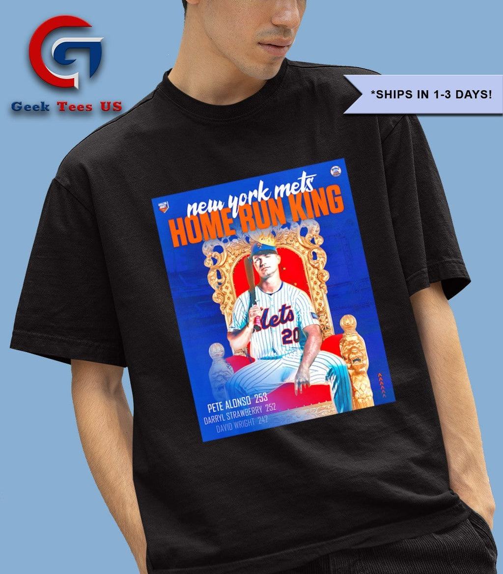 Pete Alonso 253 New York Mets Home Run King poster shirt