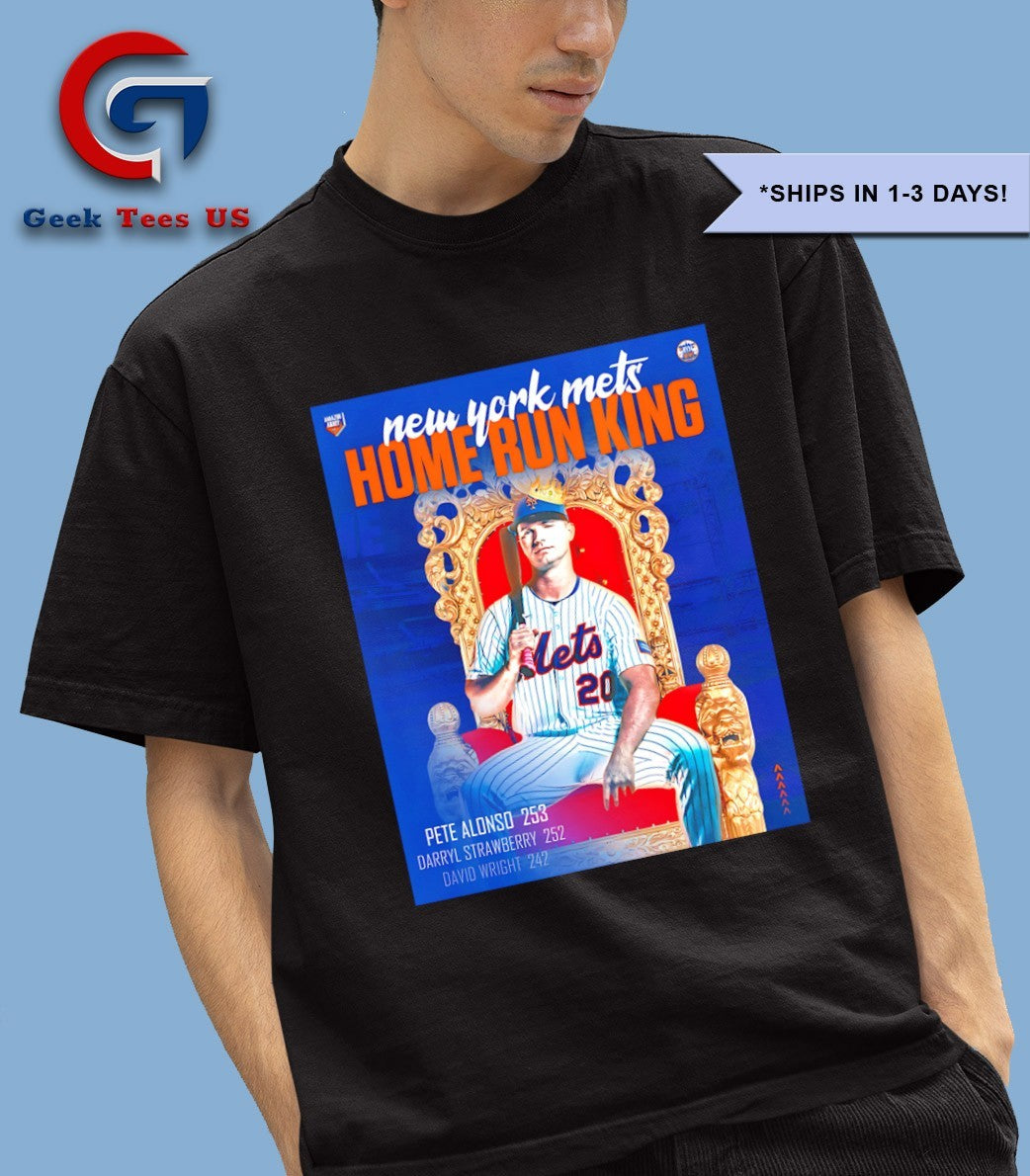 Pete Alonso 253 New York Mets Home Run King poster shirt