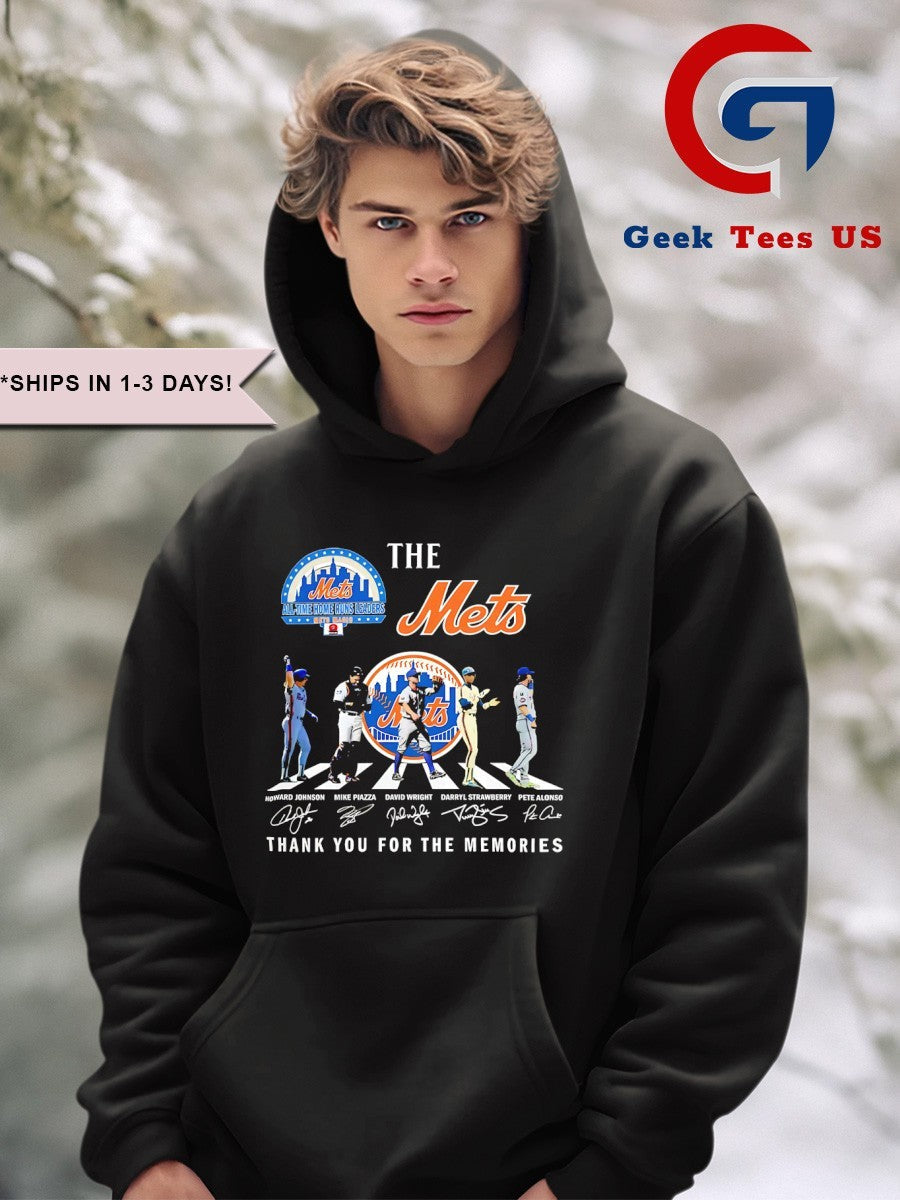 Pete Alonso Mike Piazza Darryl Strawberry Home Run Leader abbey road New York Mets 2025 signature shirt