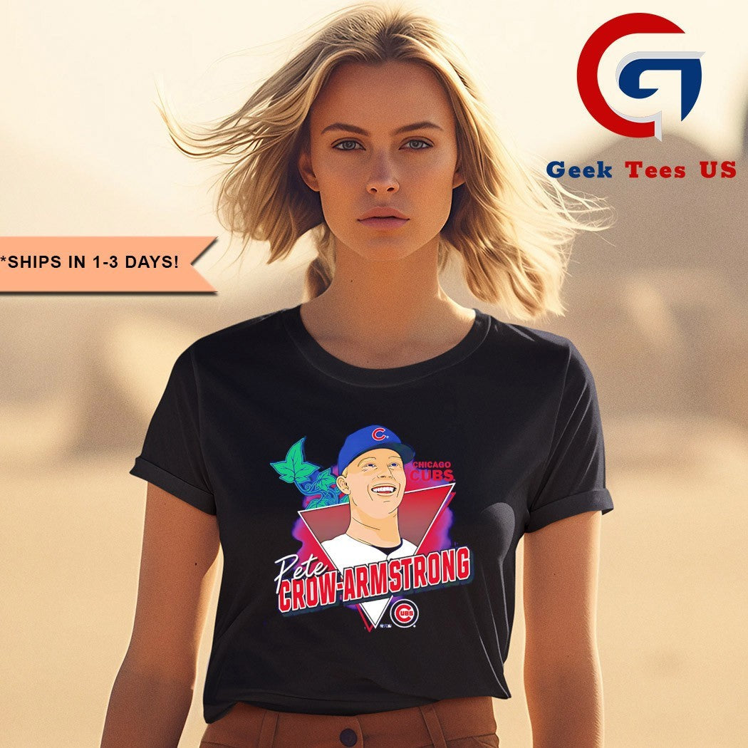 Pete Crow-Armstrong big head Chicago Cubs baseball player 2025 signature shirt