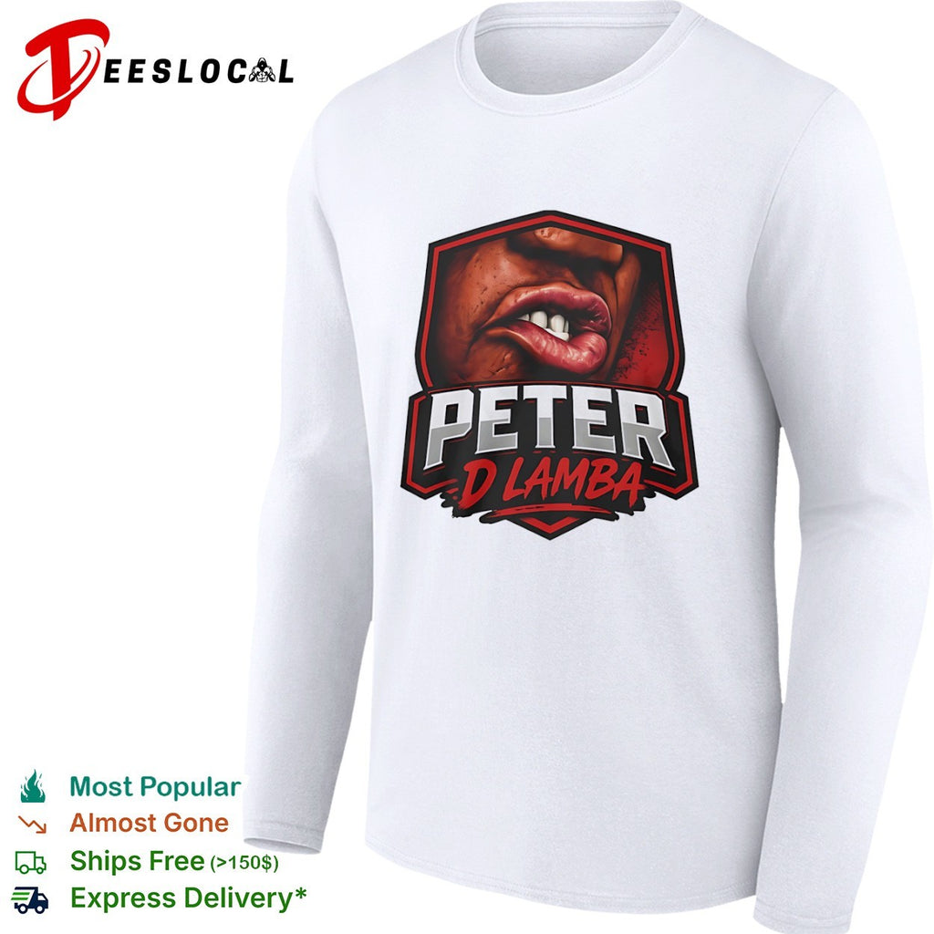Peter D Lamba Mouth Design Graphic shirt