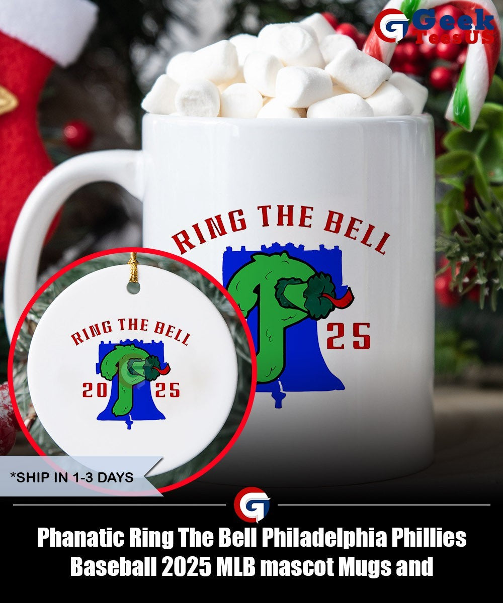 Phanatic Ring The Bell Philadelphia Phillies Baseball 2025 MLB mascot shirt