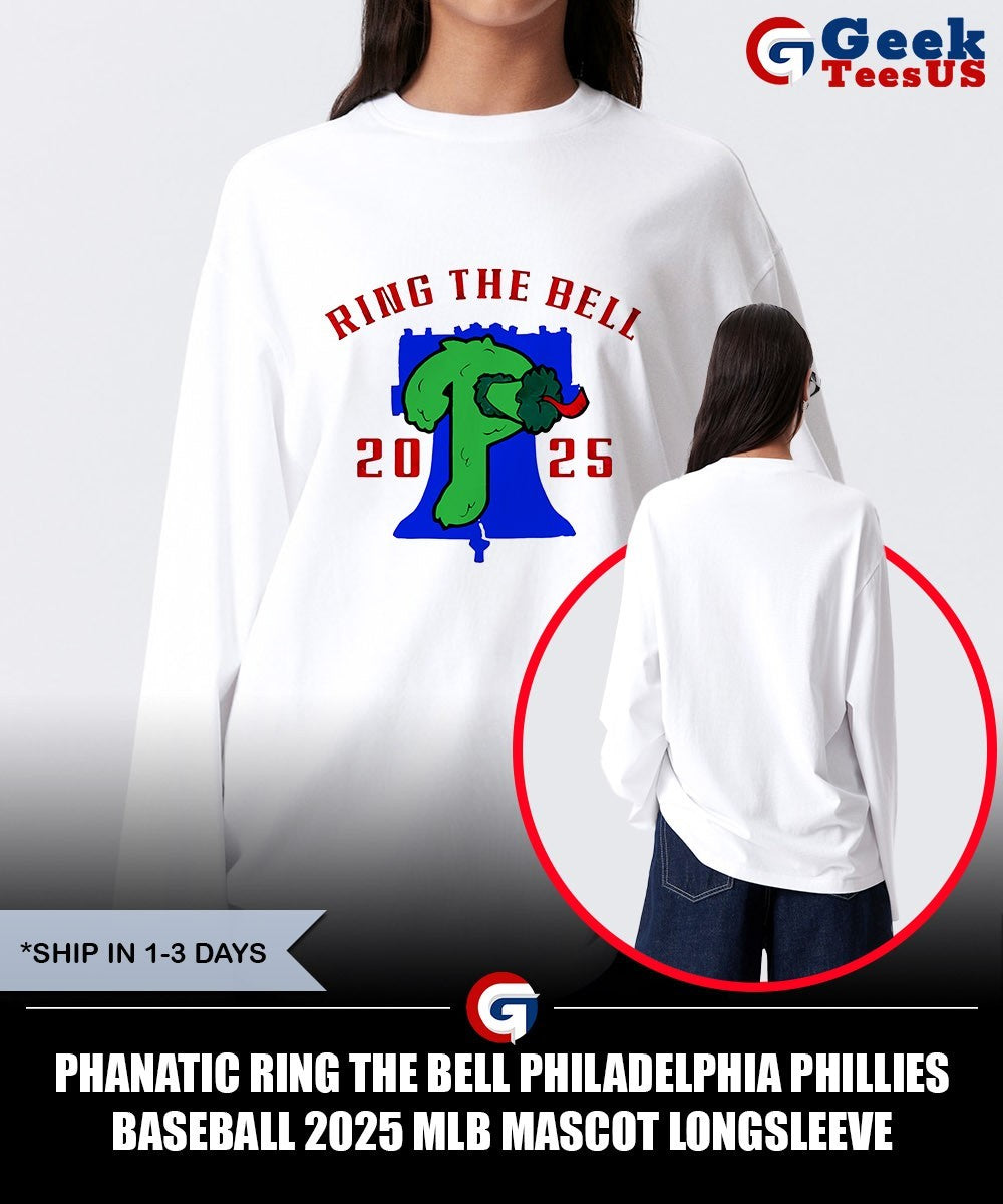 Phanatic Ring The Bell Philadelphia Phillies Baseball 2025 MLB mascot shirt