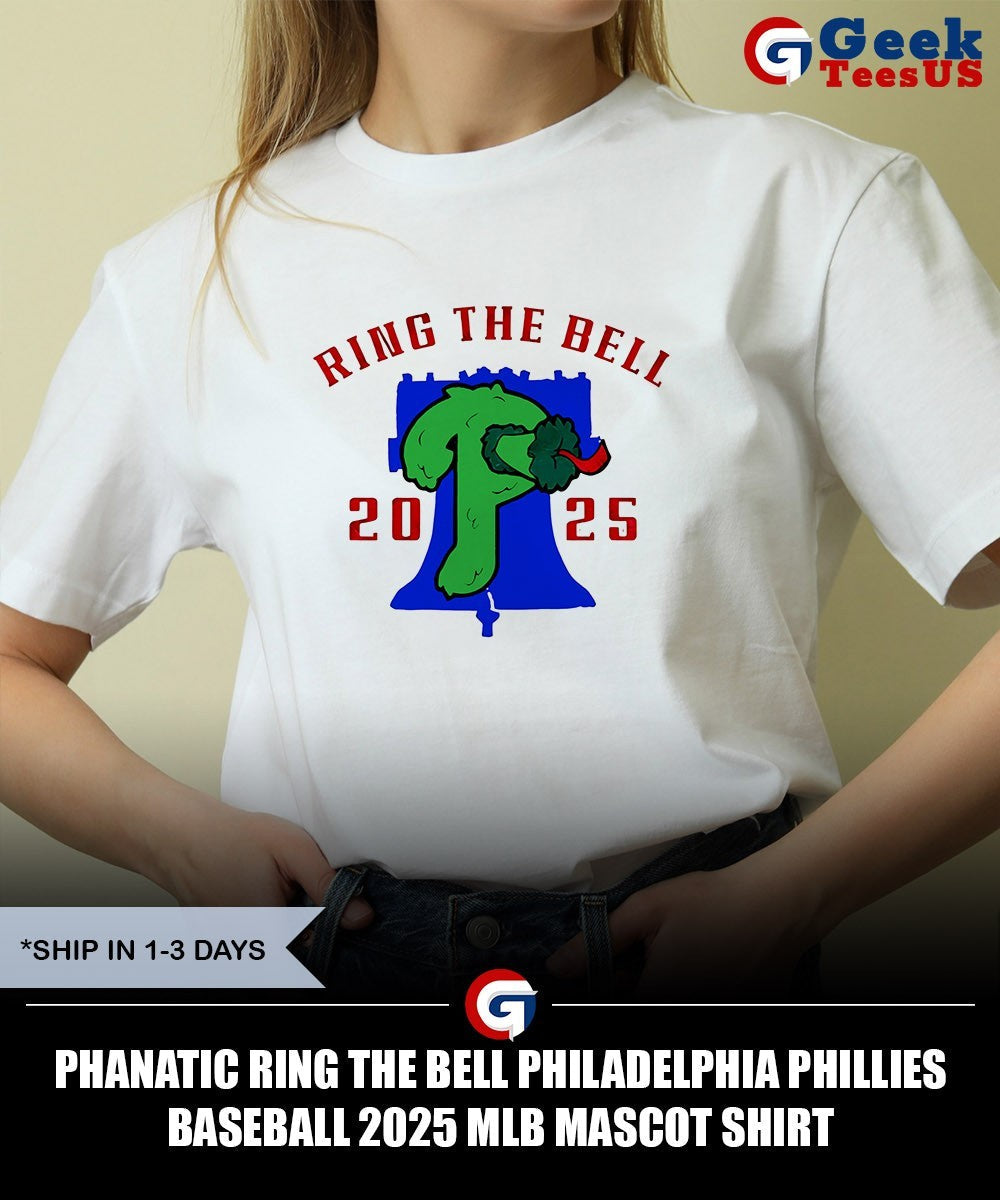 Phanatic Ring The Bell Philadelphia Phillies Baseball 2025 MLB mascot shirt
