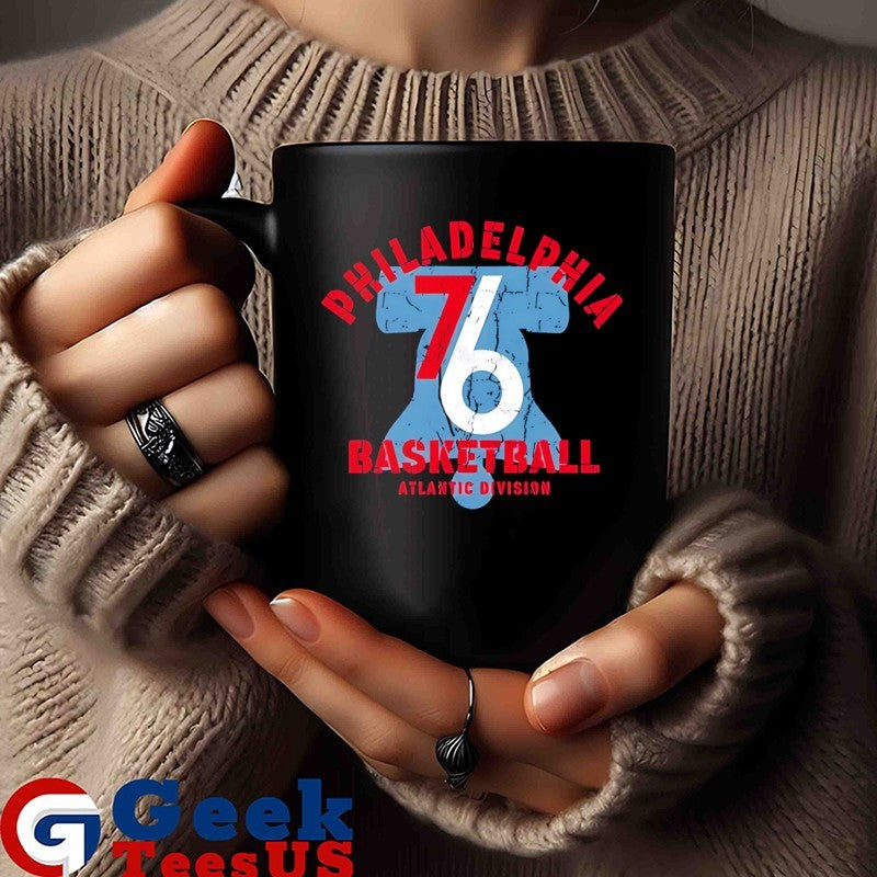 Philadelphia 76ers basketball Atlantic Division logo shirt