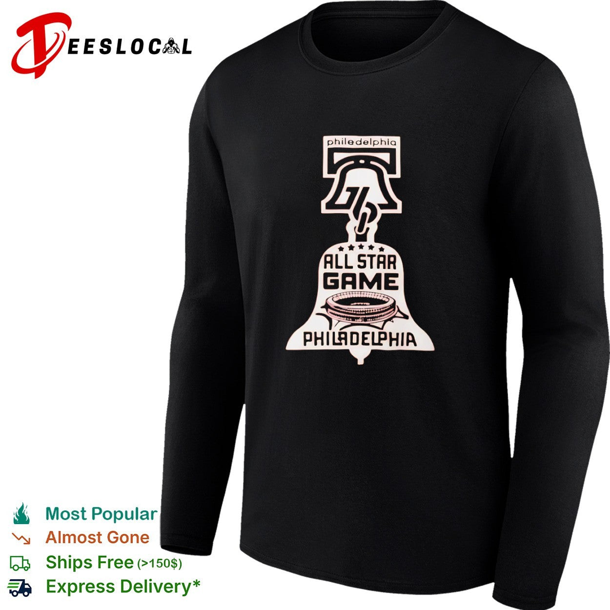 Philadelphia All Star Game Liberty Bell Stadium Logo shirt