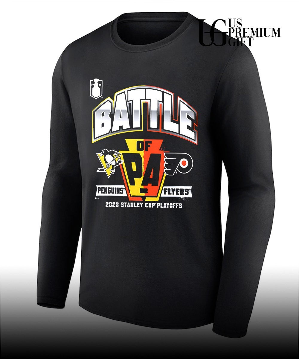 Philadelphia Flyers vs Pittsburgh Penguins Battle of Pennsylvania Legacy 2026 Stanley Cup Playoffs shirt