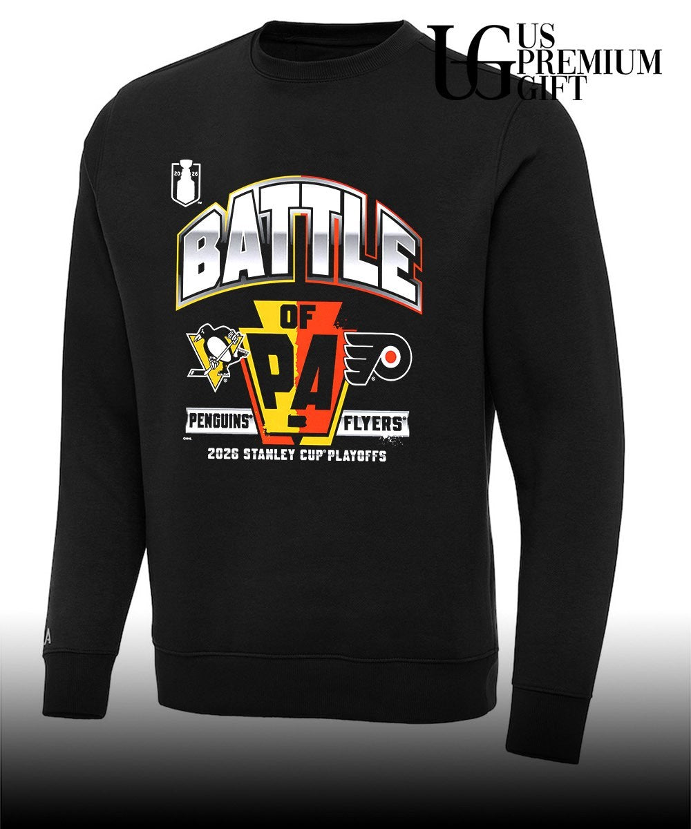 Philadelphia Flyers vs Pittsburgh Penguins Battle of Pennsylvania Legacy 2026 Stanley Cup Playoffs shirt