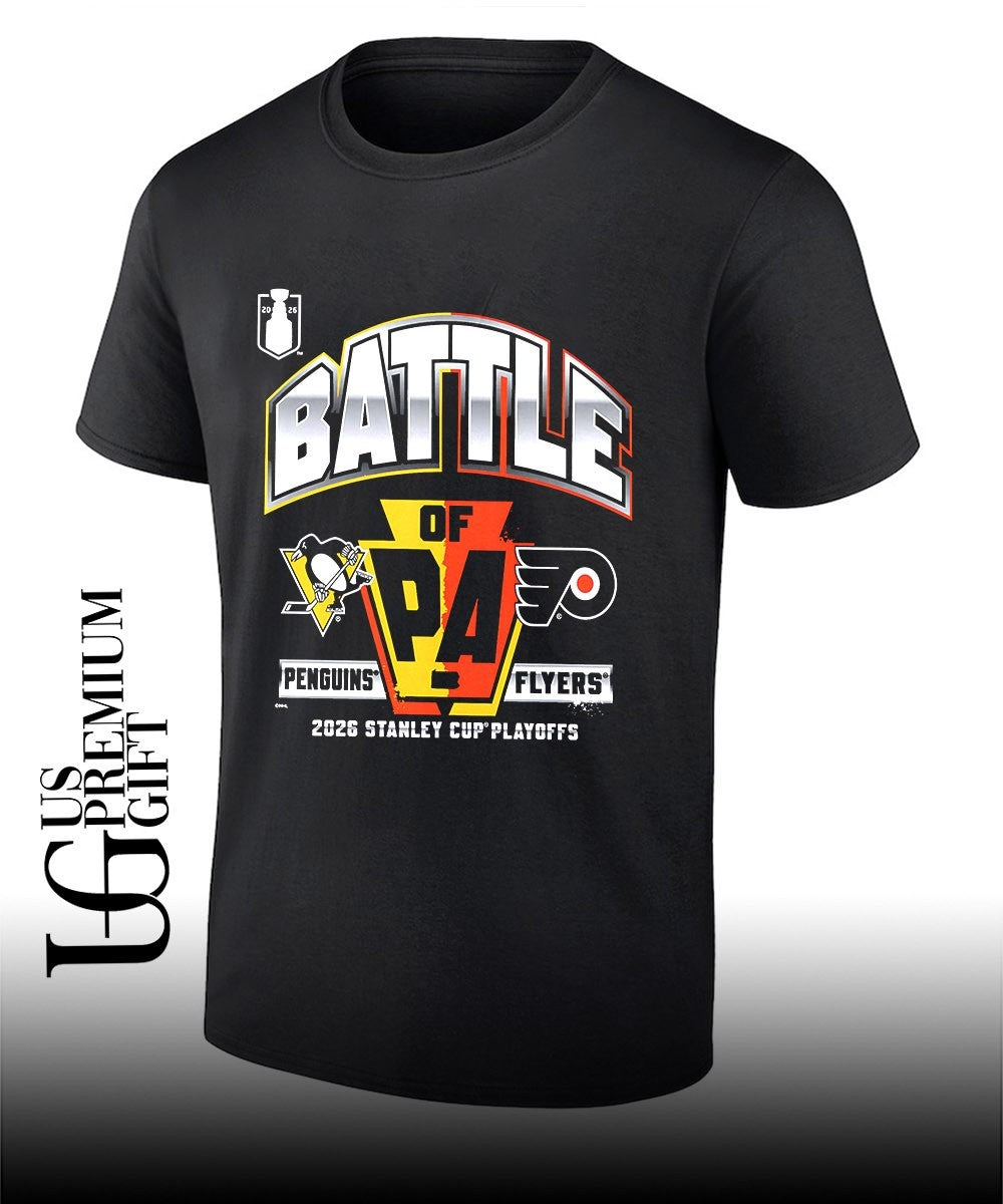 Philadelphia Flyers vs Pittsburgh Penguins Battle of Pennsylvania Legacy 2026 Stanley Cup Playoffs shirt