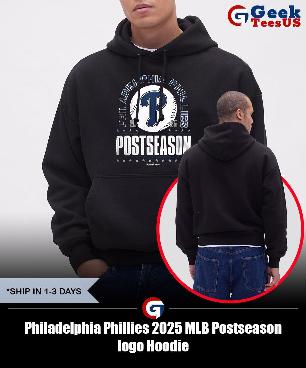 Philadelphia Phillies 2025 MLB Postseason logo shirt