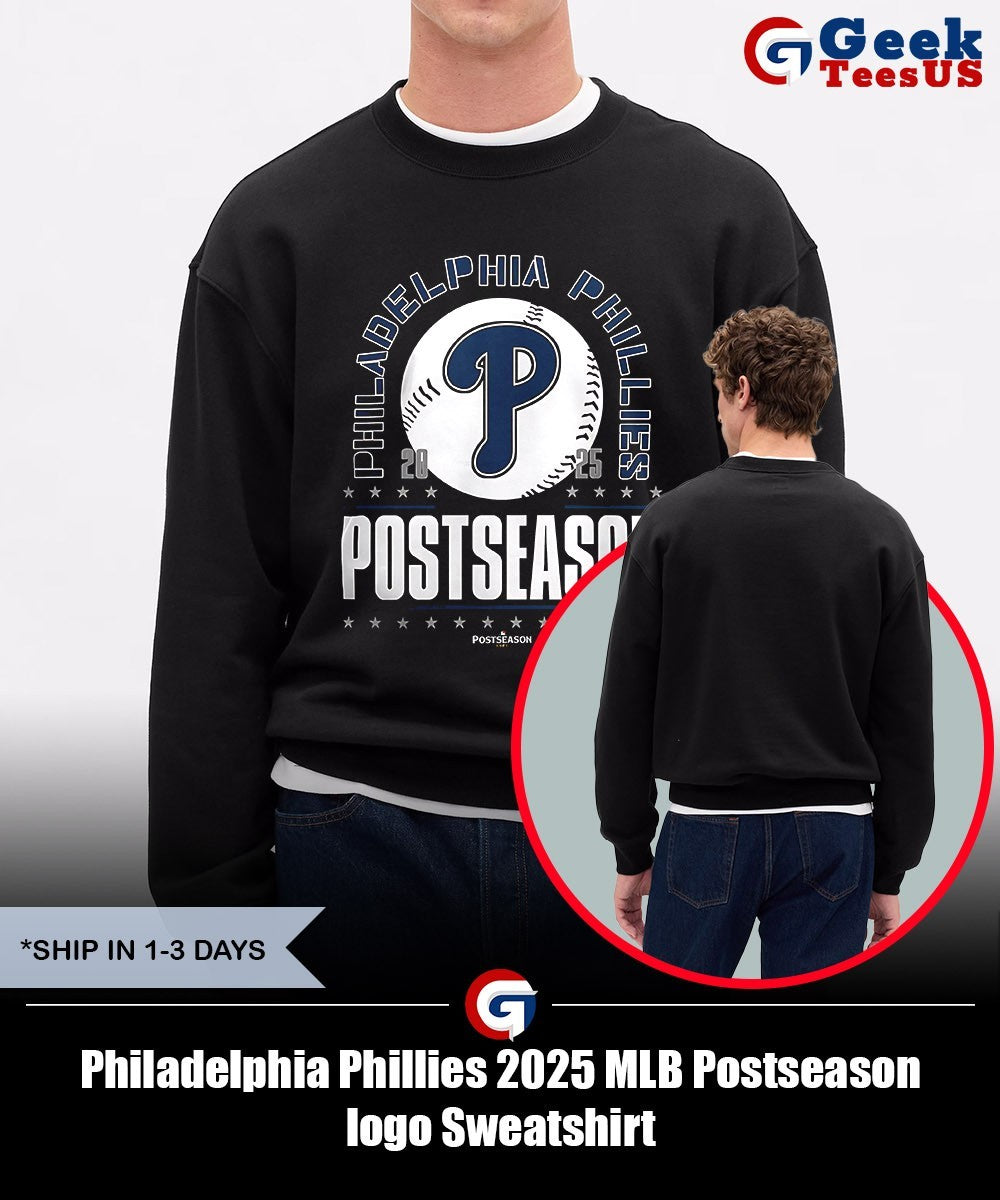 Philadelphia Phillies 2025 MLB Postseason logo shirt