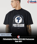 Philadelphia Phillies 2025 MLB Postseason logo shirt