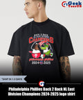 Philadelphia Phillies Back 2 Back NL East Division Champions 2024-2025 logo shirt