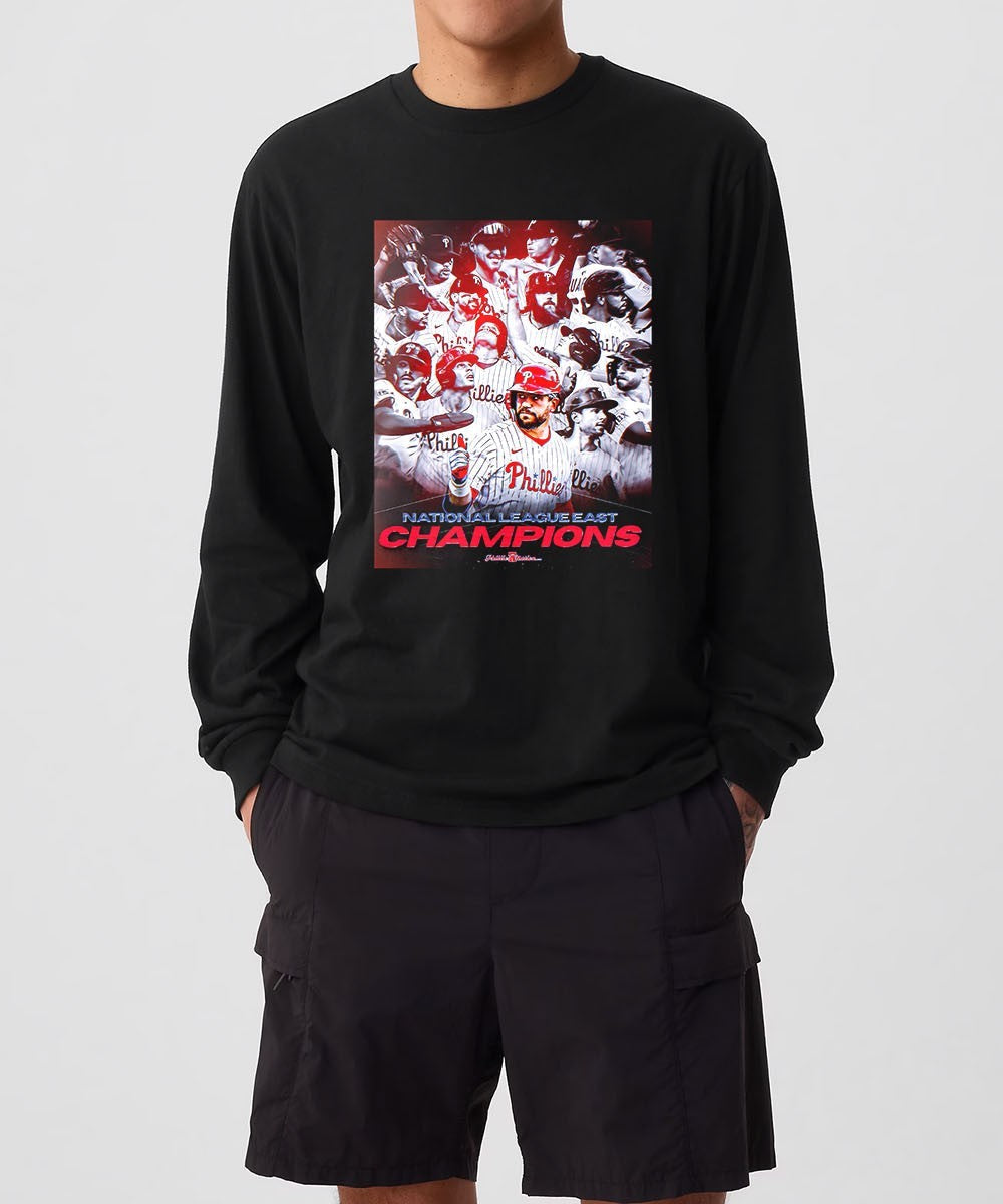 Philadelphia Phillies Back to Back National League East champions 2025 poster shirt