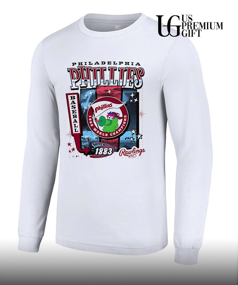 Philadelphia Phillies Baseball 1980 World Champions Cooperstown poster shirt