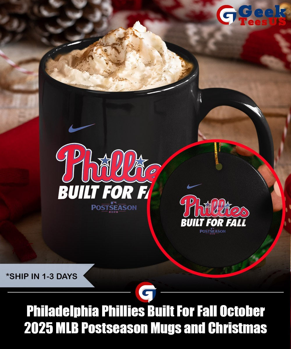 Philadelphia Phillies Built For Fall October 2025 MLB Postseason shirt