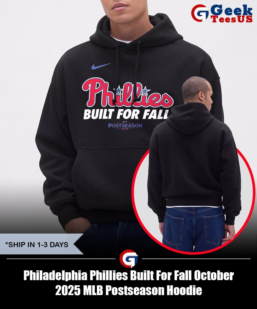 Philadelphia Phillies Built For Fall October 2025 MLB Postseason shirt